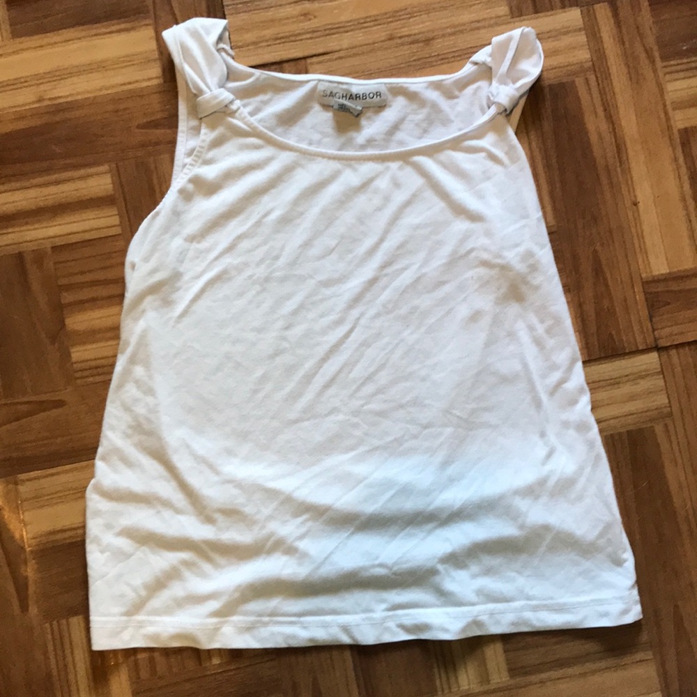 White tank top